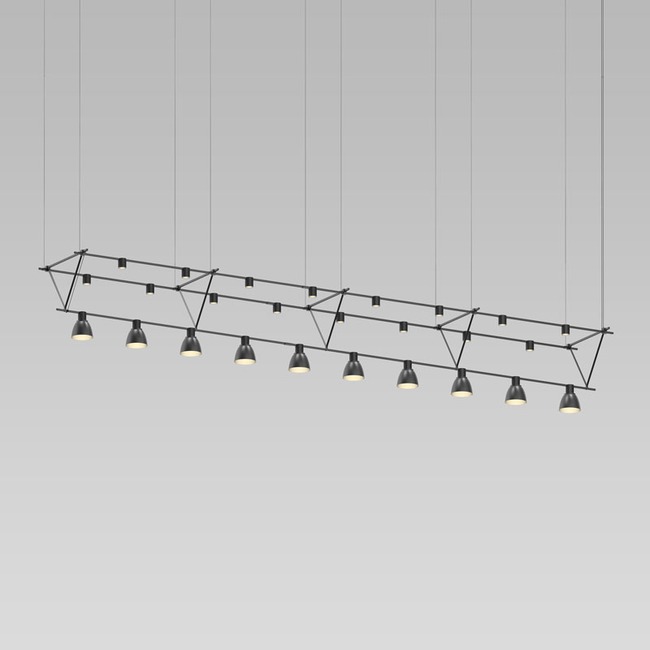 Suspenders Truss Pendant w/ Direct Mount Cylinders by SONNEMAN - A Way of Light