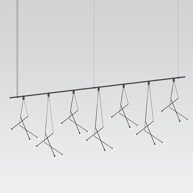 Suspenders 1-Tier Linear Pendant by SONNEMAN - A Way of Light
