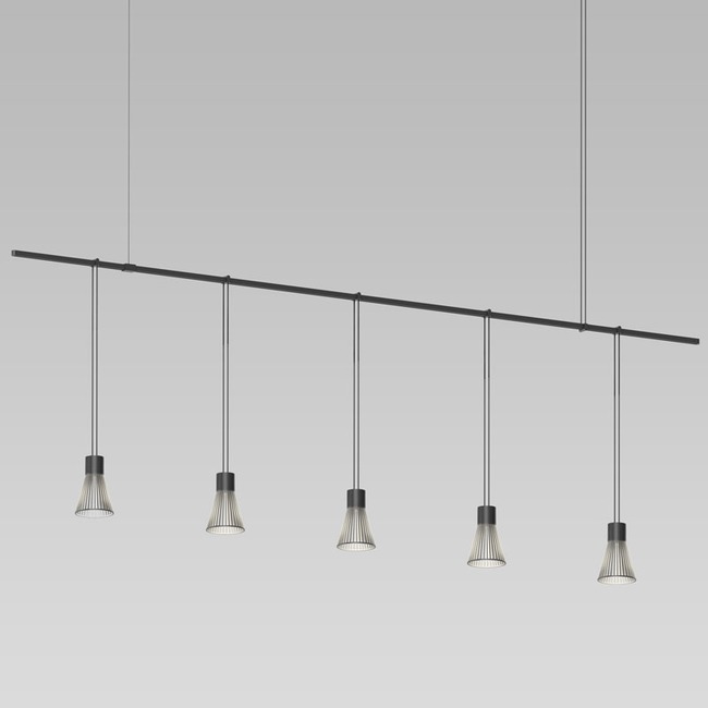 Suspenders Linear Pendant with Parasol Shade Cylinders by SONNEMAN - A Way of Light