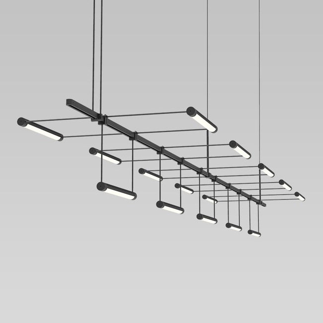 Suspenders Linear Pendant with Linear Rotational Luminaires by SONNEMAN - A Way of Light