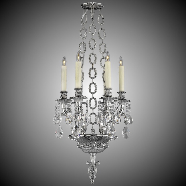 Blairsden 6 Light Chandelier by American Brass & Crystal