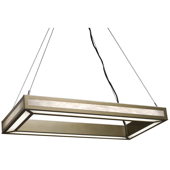 Strata Rectangle Pendant by UltraLights
