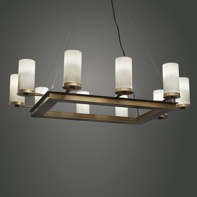 Radius Rectangle Chandelier by UltraLights