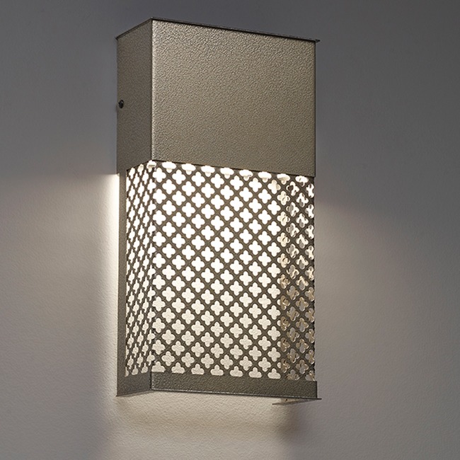 Profiles Square Pattern Indoor / Outdoor Wall Sconce by UltraLights