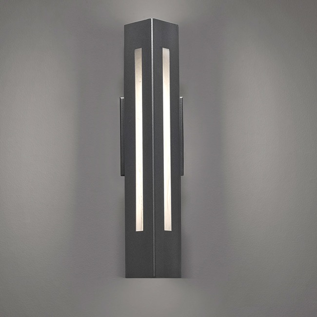 Cylo Triangle Outdoor Wall Sconce by UltraLights