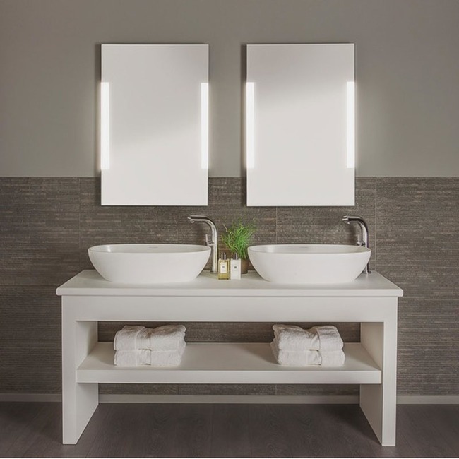 Imola Bathroom Mirror with Light by Astro Lighting