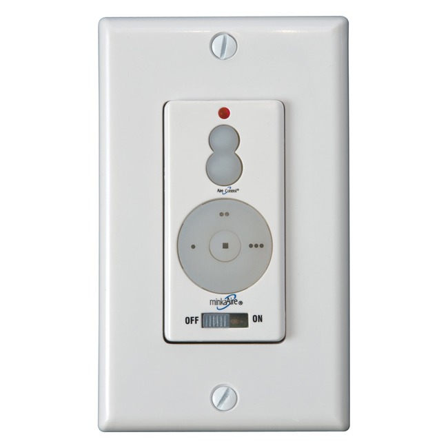 WC211 Wall Mount Fan / Light Control by Minka Aire