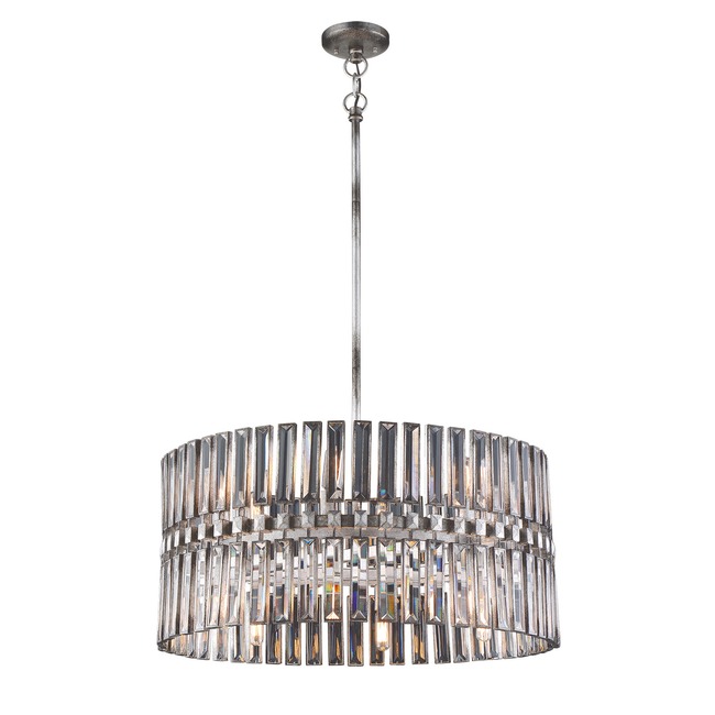 Belle Aurore Drum Pendant by Metropolitan Lighting