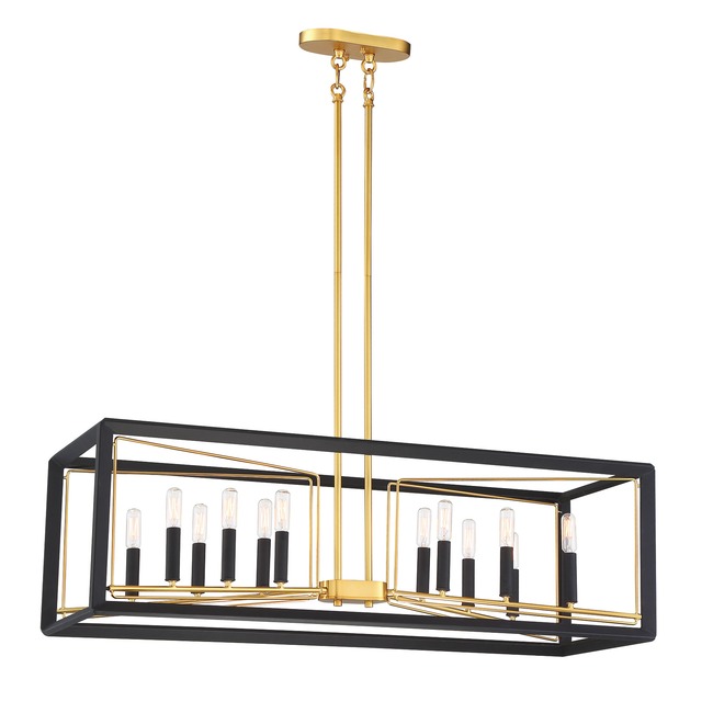 Sable Point Linear Pendant by Metropolitan Lighting