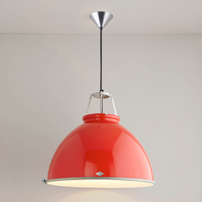 Titan Size 5 Pendant with Etched Glass Diffuser by Original BTC