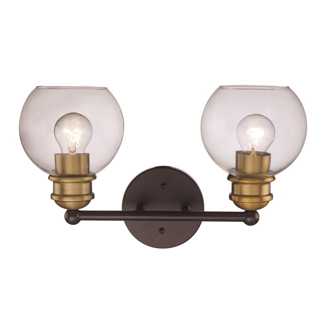 Warm Globe Bathroom Vanity Light by Trans Globe