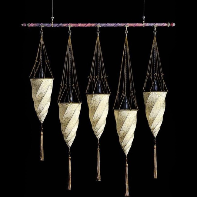 Cesendello Silk Rod Pendant by Venetia Studium