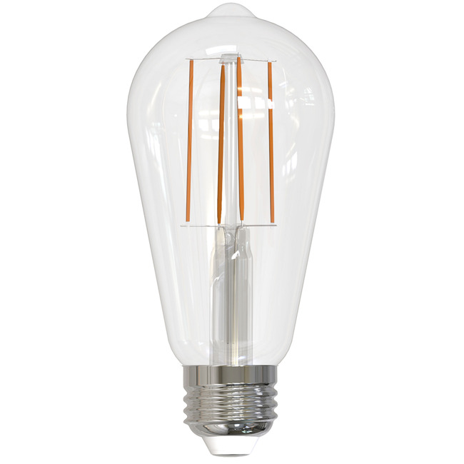 ST18 Filament Med Base 8.5W 120V 2700K 82CRI 2-PACK by Bulbrite