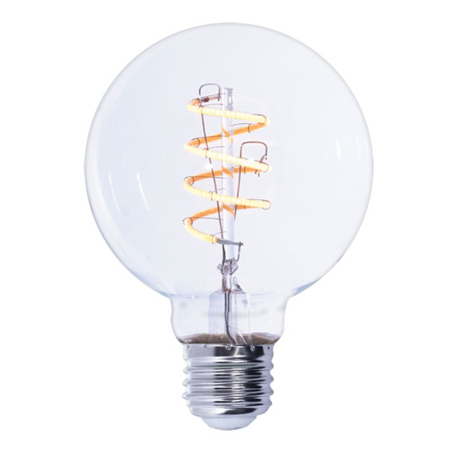 Nostalgic G25 Med Spiral Globe 4W 120V 2200K 85CRI 2-PACK by Bulbrite