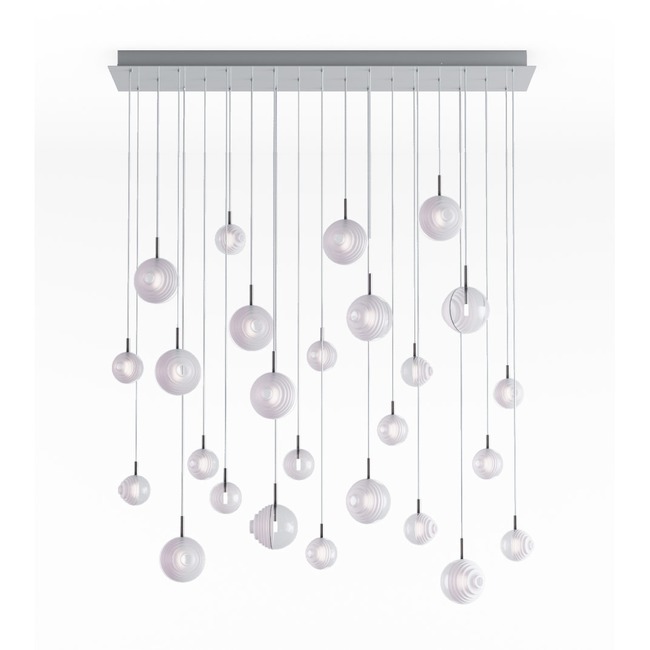 Dark & Bright Star Linear Chandelier by Bomma