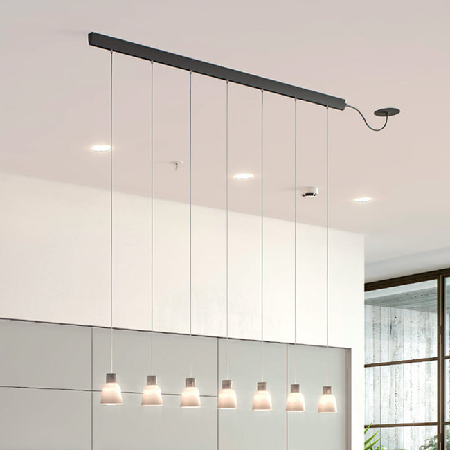 Drip Linear Ceiling Light Pendant by Bover