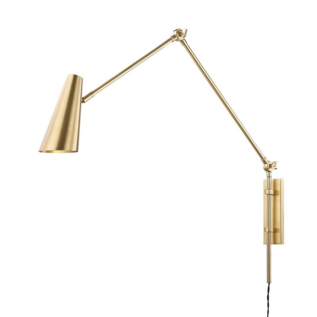 Lorne Swing Arm Plug-in Wall Sconce by Hudson Valley Lighting