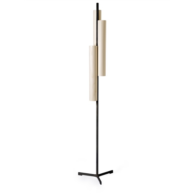 Black Note Triplet Floor Lamp by LZF