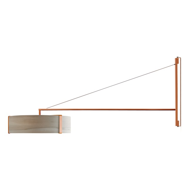 Thesis Swing Arm Plug-in Wall Sconce by LZF
