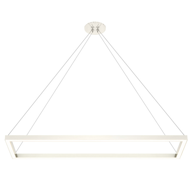 MIYO Cirrus Rectangle Warm Dim Suspension w/ Center Power by PureEdge Lighting