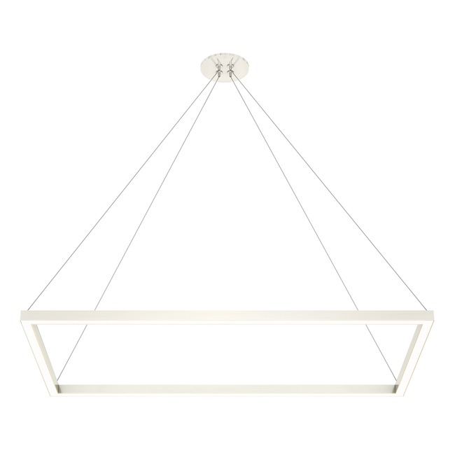 Cirrus MIYO Rectangle Warm Dim Pendant w/ Center Feed Power  by PureEdge Lighting