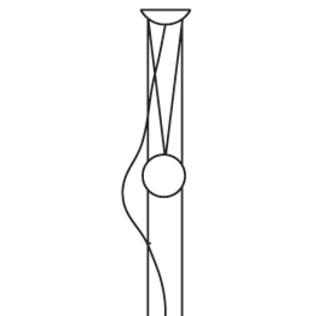 Queen Titania Counterweight Suspension Kit by Luceplan