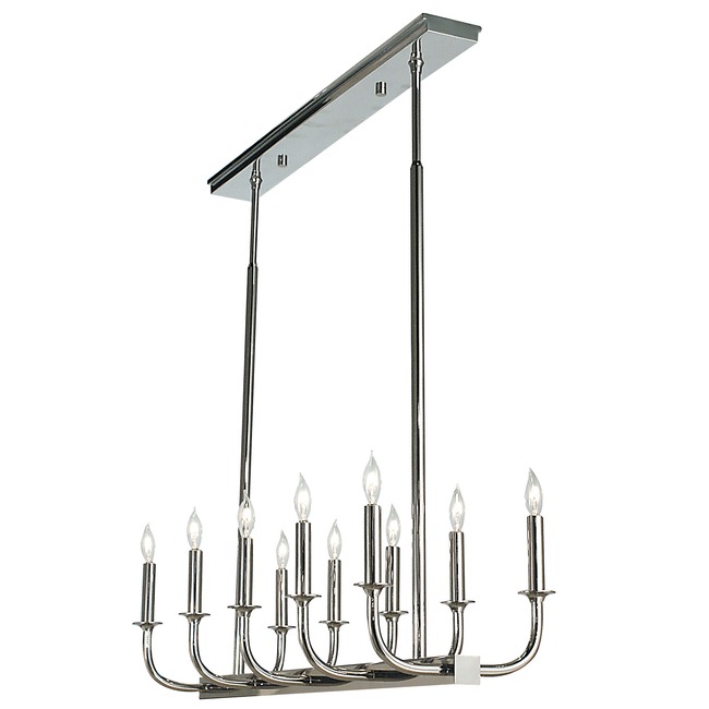 Moderne Linear Chandelier by Framburg