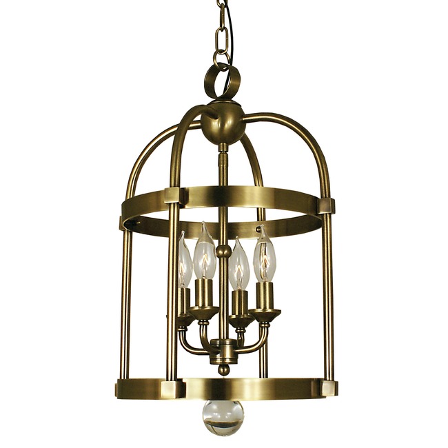 Compass Small Birdcage Chandelier by Framburg