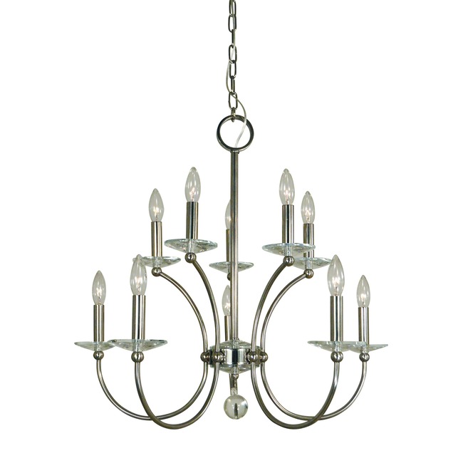 Pirouette Two Tier Chandelier by Framburg