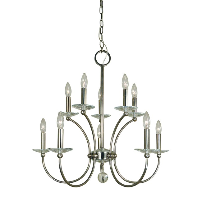Pirouette Two Tier Chandelier by Framburg