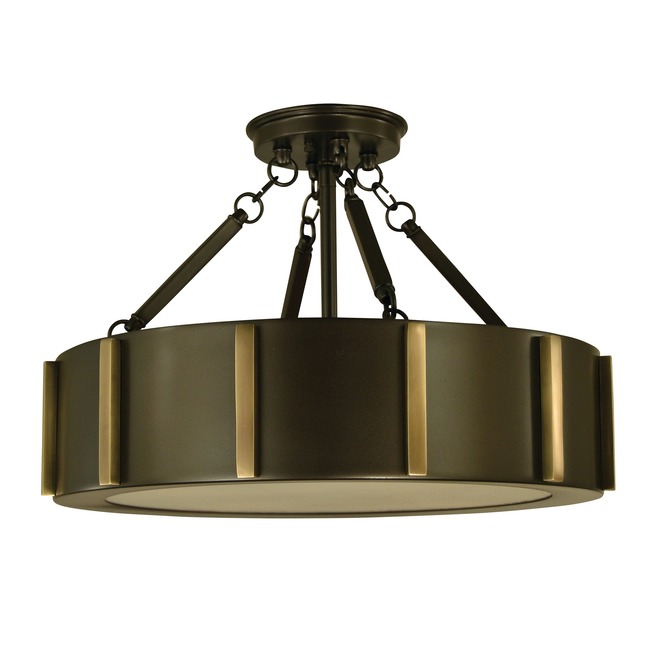 Pantheon Semi Flush Ceiling Light by Framburg