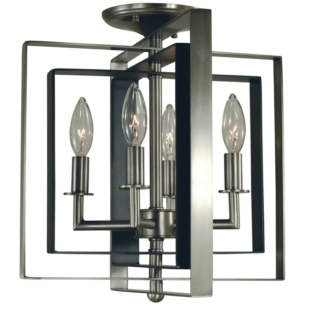 Symmetry Semi Flush Ceiling Light by Framburg