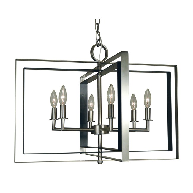 Symmetry Rectangle Chandelier by Framburg