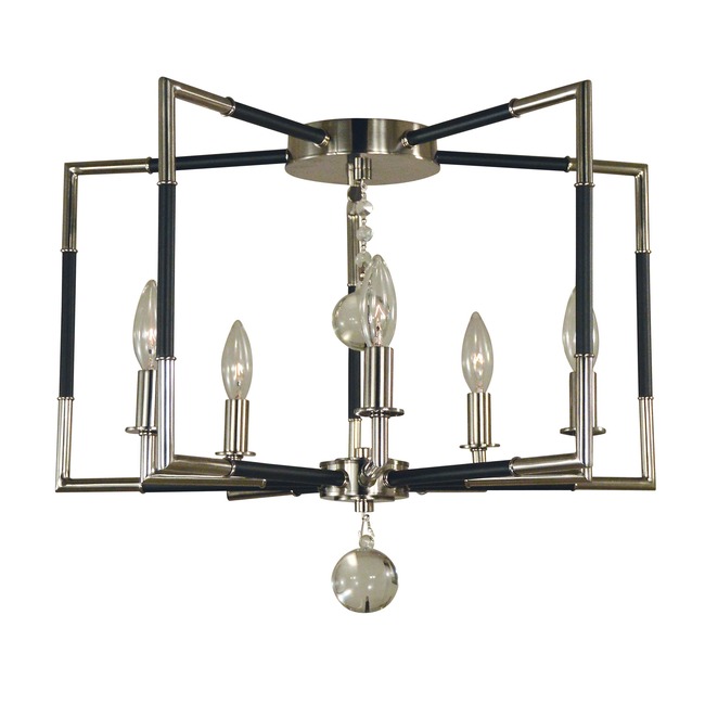 Felicity Semi Flush Ceiling Light by Framburg