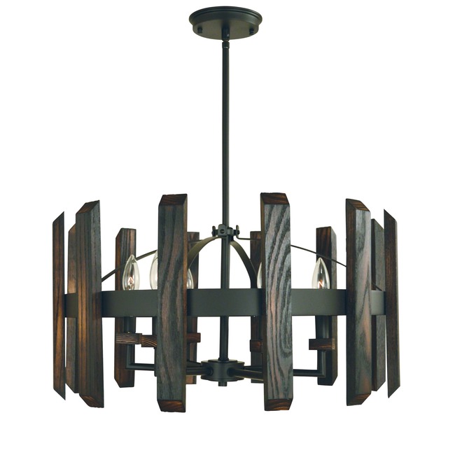 Modern Farmhouse 2 Chandelier by Framburg
