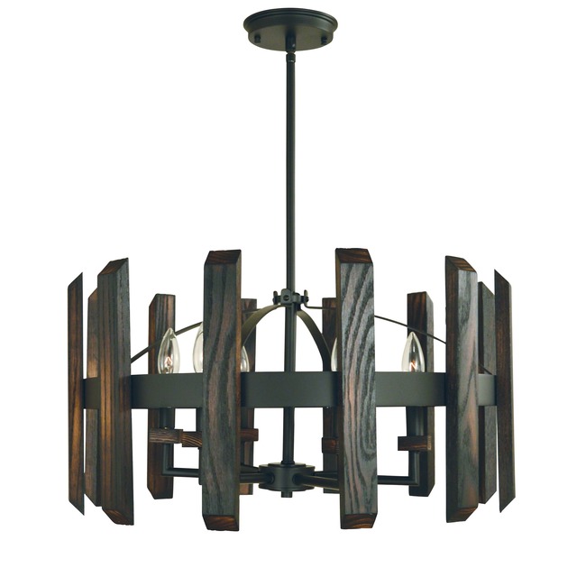 Modern Farmhouse 2 Chandelier by Framburg