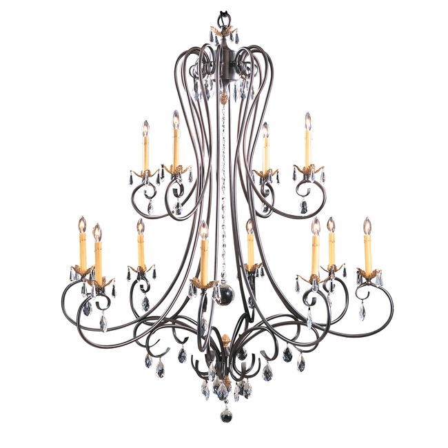 Liebestraum Candlestick Foyer Chandelier by Framburg