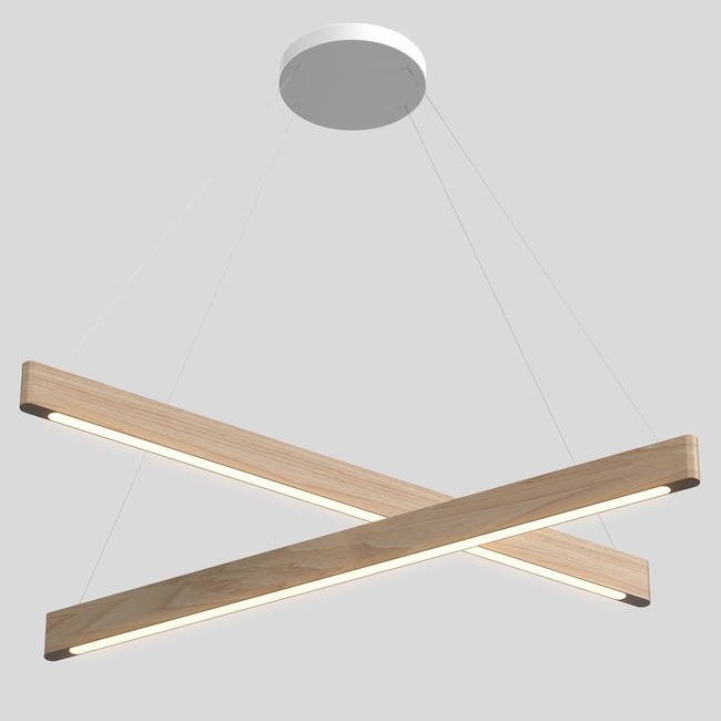 Line Light Duo Cross Pendant by Matthew McCormick