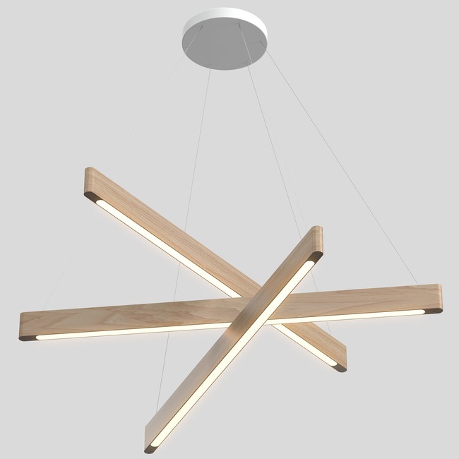 Line Light Trio Cross Pendant by Matthew McCormick