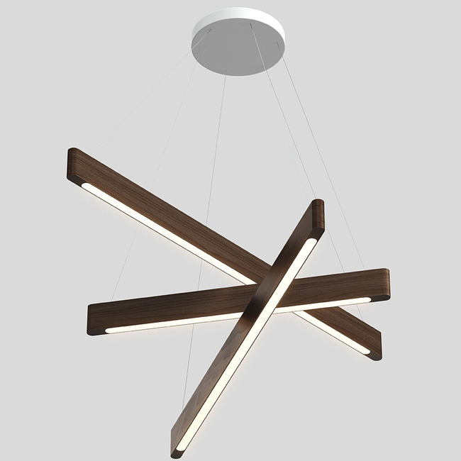 Line Light Trio Cross Pendant by Matthew McCormick