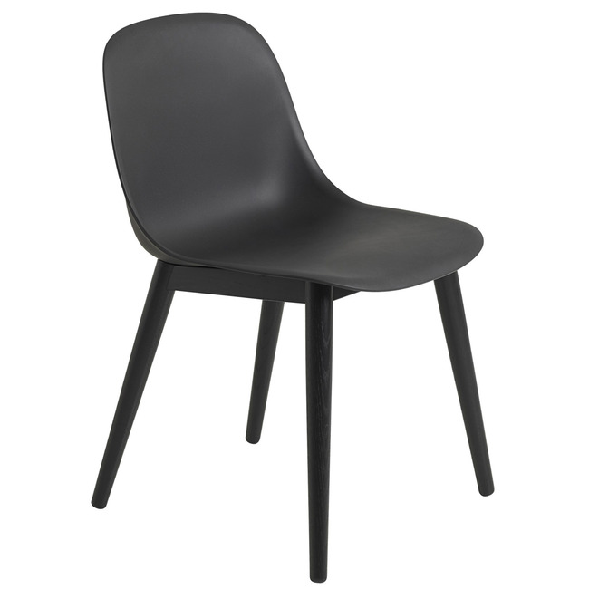 Fiber Side Chair Wood Base by Muuto