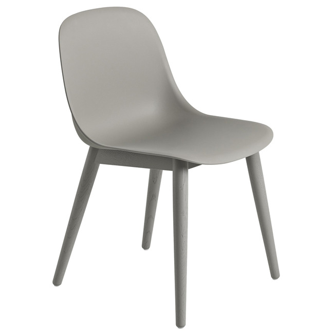 Fiber Side Chair Wood Base by Muuto