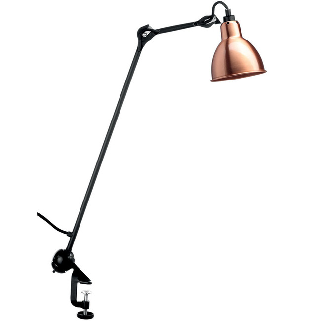 Lampe Gras N201 Round Shade Clamp Base Table Lamp by DCW Editions