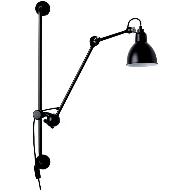 Lampe Gras N210 Round Shade Plug-In Bar Wall Sconce by DCW Editions