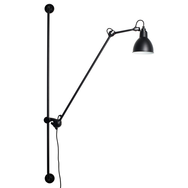Lampe Gras N214 Round Shade Plug-In Bar Wall Sconce by DCW Editions