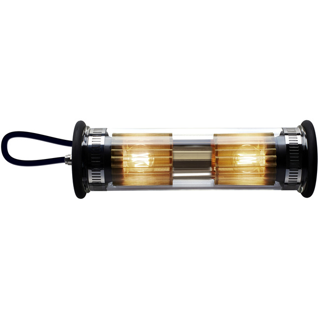 In The Tube Gold Wall Sconce by DCW Editions