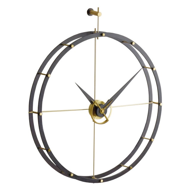 Doble Wall Clock with Double Ring by Nomon