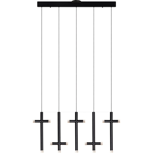 Seesaw Cross Multi Light Linear Pendant by PageOne