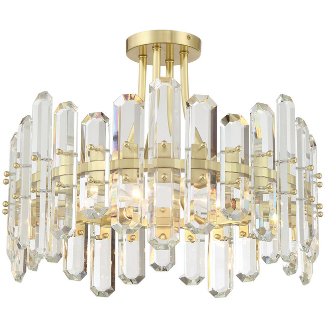 Bolton Semi Flush Ceiling Light by Crystorama