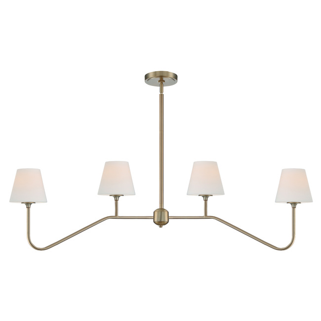 Keenan Linear Chandelier by Crystorama